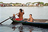 Tonle Sap - Prek Toal floating village  - every day life